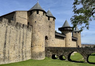 A cidade medieval de Carcassonne