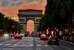 E finalmente chegamos em Paris