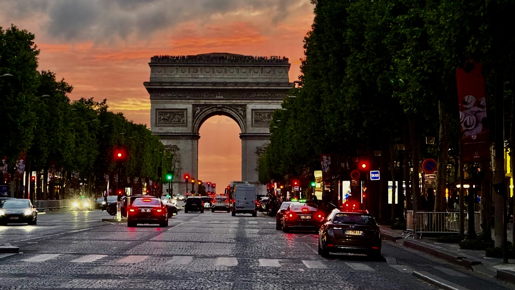 E finalmente chegamos em Paris