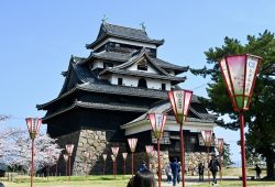 O Castelo de Matsue em Sakaiminato
