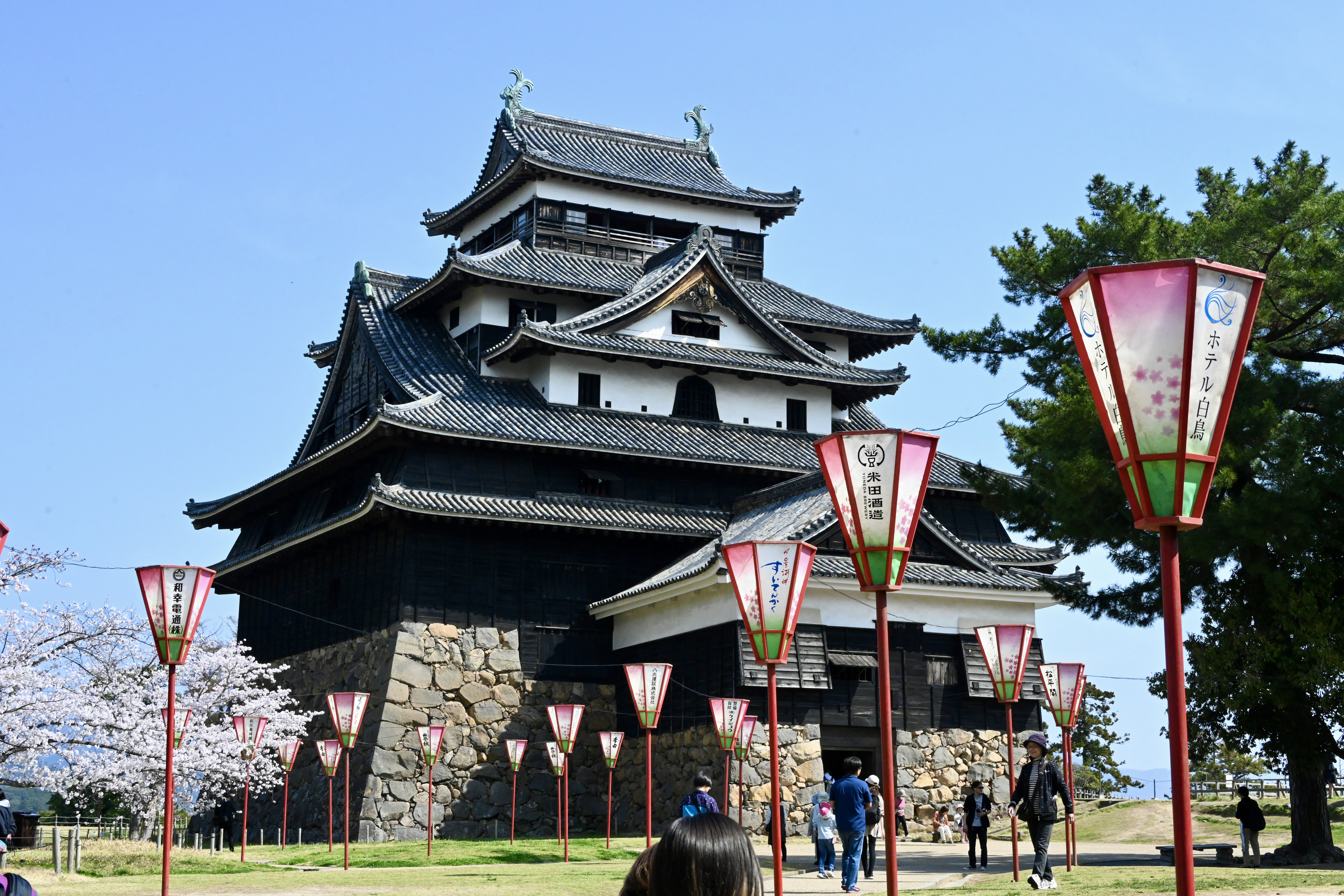 O Castelo de Matsue em Sakaiminato