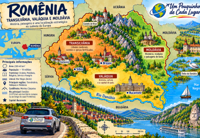 Geografia e história da Romênia